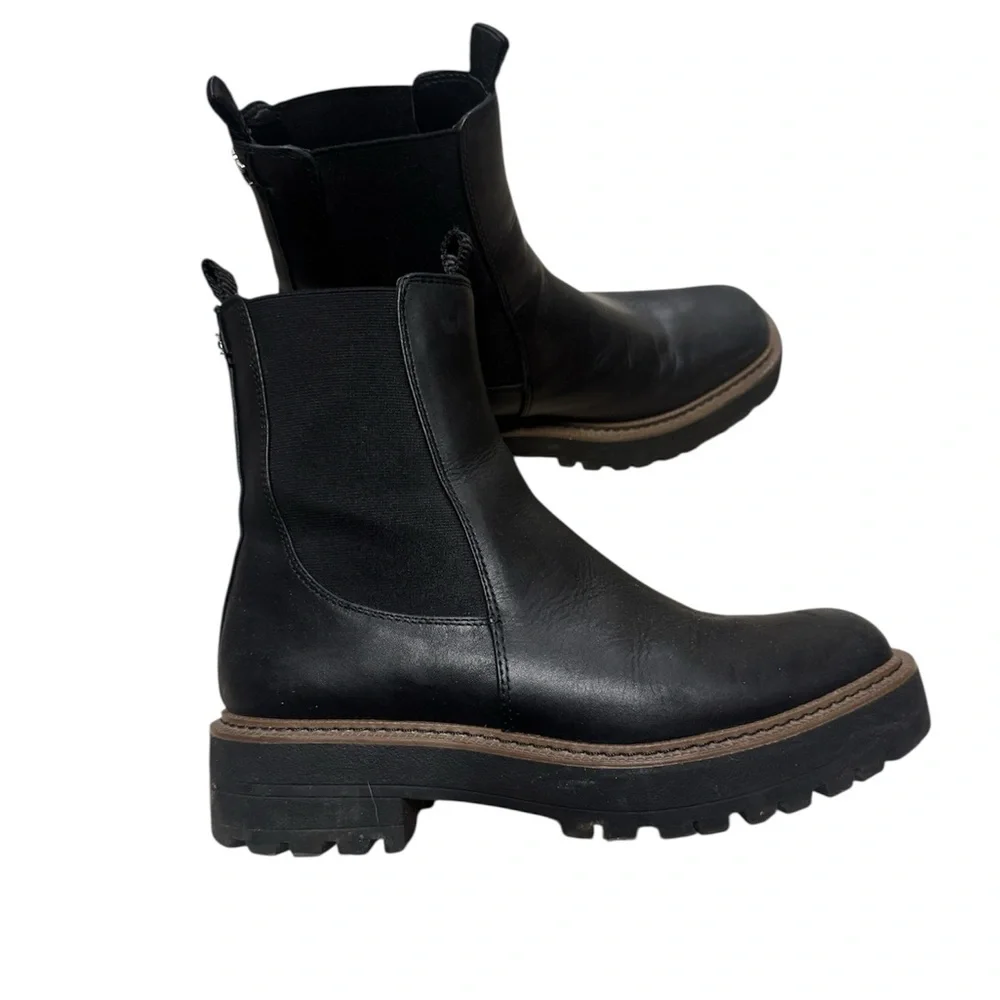 Sam Edelman Black Chelsea Boots - Picture 2 of 3